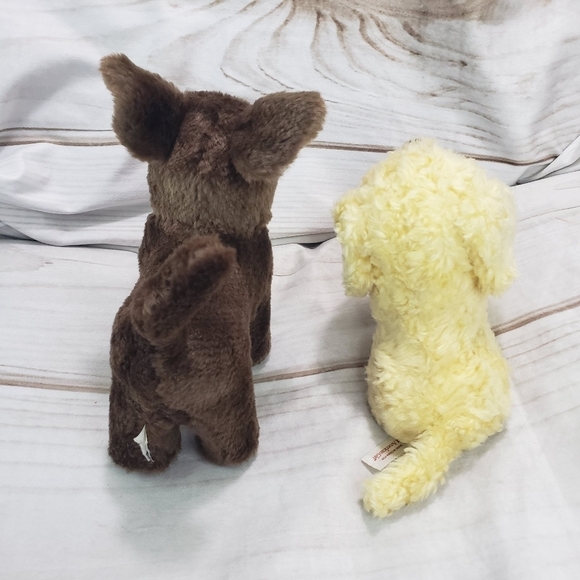 American Girl Doll Honey Golden Retriever Chocolate Lab Dog Pets Set Of 2 - Picture 4 of 8